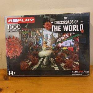 A2Play Crossroads of the World 1000 Piece puzzle